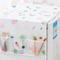 가정용 방수 방진 주방 가전 보호 패턴 인쇄 덮개 커버 먼지 차단 덮개, 식물-중형