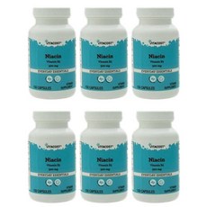 비타코스트 나이아신 비타민 B3 500mg 캡슐 100정, 6개