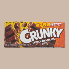 롯데웰푸드 크런키 초콜릿, 34g, 1개 undefined/undefined 반품 최저가 1,140원