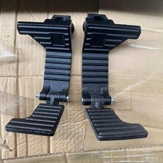 페달 발판 지게차 중장비 부품 미니 굴삭기 크레인 교체 보행 주행 디깅, 좌우 한 쌍 (22mm+ 홀), 2. 좌우 한쌍(장착 22mm이상)