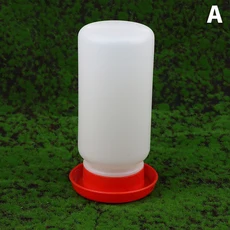 여물통 가축 가금류 두꺼운 먹이 공급기 및 급수기 자동 디펜서 닭 새 병아리 양동이 용기, 01 A, 1개