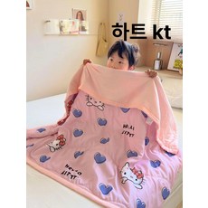 아동용 이불 여름 시워한 키즈이불 귀여운 캐릭터 소형이불, 시나모롤 KT