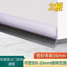 門縫密封條 擋風條 隔音條 窗戶膠條 玻璃門擋風條, 1個