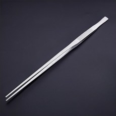 수초용 48cm 롱 집게 어항 청소 작업 도구 일자형, 1개