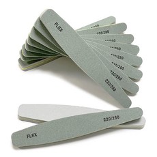 네일리스트 감독 네일 파일 손톱 파일 (10개 세트) 손톱 연마 (스펀지 파일(220/280))