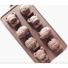 可愛河馬造型矽膠模具 手工皂模 婚禮小物巧克力製冰模, 1個