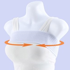 맘편한 여성 가슴 고정 압박 밴드 러닝 헬스 운동용 여름용