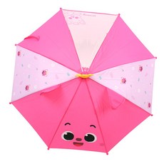 아이들이 좋아하는 핑크퐁 케릭터 자동 장우산