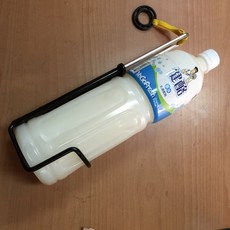 火雞Tth 台灣製專利防摩擦鋁合金可調式大水壺架-1500cc寶特瓶專用, 1個