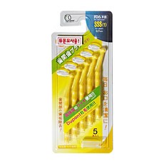 네오 에버덴 ㄱ자형 치간칫솔 SSS(1) 5P, 0.7mm, 5개입, 10개