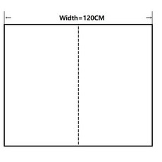 흰색 반투명 모기장 지퍼 잠금 모기 자동 접착 창문 스크린, Height 100, Width 120