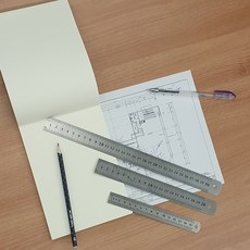 철자 스틸자 15cm, 상세페이지 참조