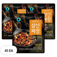 청정원 삼선짜장, 80g, 45개