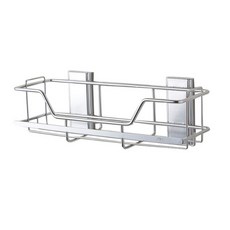 3M 304 不銹鋼無痕金屬防水收納系列-置物籃 17674B, 1個, 不銹鋼