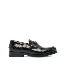 베르사체 중고 그레카 크로커다일 이펙트 로퍼