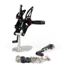 Suzuki GSXR1000 CNC可調式腳踏後移組(新款), 1個, Black