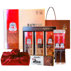 정관장 6년근 홍삼정 에브리타임 마일드 홍삼 스틱 30세트 센스 +쇼핑백 설 명절 영포티 부모님 선물세트(전통차 포함) 1개, 1박스, 31정