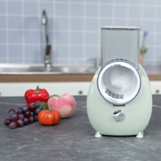 쿡키트 오토 슬라이서 자동채칼 야채 파채 감자채 무채 다용도 전동 채칼, 그린, 1개