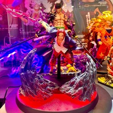 紅髮傑克 海賊王公仔 航海王公仔 燈座發光 battle record collection 正版公仔, 1個, 無燈座版(紅髮傑克/神避版本3),含公仔(附正版原盒)