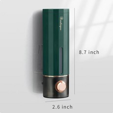 천공 비누 디스펜서 손 박스 제 디스펜서 걸이 벽 벽 샤워 호텔 마운트 샴푸 홈 젤 프레스, 450ml, gr n