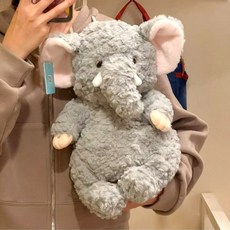 복실 코끼리 인형 장식 애착 선물 봉제 동물 캐릭터 쿠션