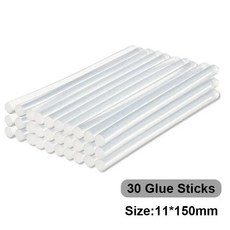 마키타 21V 리튬 배터리용 핫 전기 글루건 11mm 글루스틱 가정용 디지털 디스플레이 DIY 도구, 03 30Pcs Glue Sticks