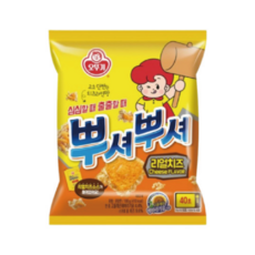 오뚜기 뿌셔뿌셔 리얼치즈, 5개, 100g