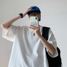 무지 루즈핏티셔츠 이너티셔츠