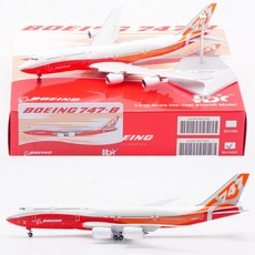 HX Models 보잉 하우스 B747-8 N6067E 비행기 모형 다이캐스트 1:400, 플랩다운 날개(B631002F)