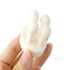 말랑 벽부착 볼록볼록 소품걸이 화장실드라이기걸이