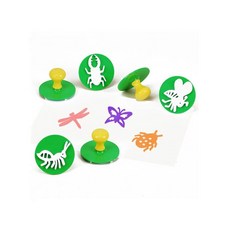 제삼오스토어 도장놀이 디오메 스탬프 6종세트 (숲속곤충나라) 도장놀이세트 방과후미술 창의미술 교육용스탬프, 상세 설명 참조