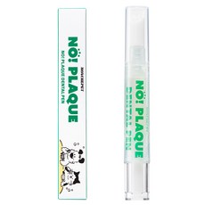 (사선형)몽세펫 프리미엄 양치펜 칫솔 치석/입냄새제거 치약/강아지 고양이 겸용, 1개, 5g