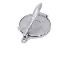 16/20CM DIY 토르티야 프레스 메이커 알루미늄 합금 수동 옥수수 반죽 도구 주방 Bakeware 요리 액세서리, Silver 16cm