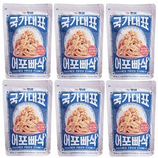 맛샘 국가대표 어포 빠삭 80g x 6봉 소주안주 빠사삭, 6개