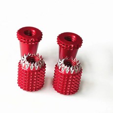 360MINI 航模遙控器 CNC金屬霍爾搖桿頭 M3/M4 盒裝, 中國紅,M4一對盒裝, 1個, M4一對盒裝