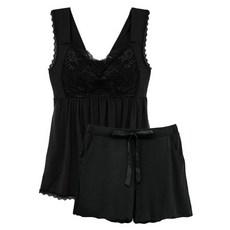 8812set 75 [투 해치] 나이트 브라 캐미&플레어 팬츠 세트 수유 대응 논와이어