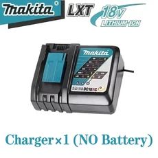 호환 6Ah 9Ah 마키타 BL1860 18V 배터리 전동 공구 리튬이온 교체용 LXT 스크류드라이버용), 12 Charger x1