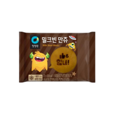 [얌얌마켓] 청정원 밀크빈 만쥬 23g (아이스박스 포함), 1개