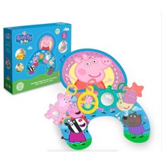 Peppa Pig Baby 互動學習枕頭 可愛粉紅豬設計 幼兒適用