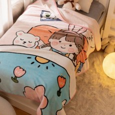 캐릭터 낮잠이불 무릎담요 담요 이불 극세사 블랭킷 쇼파 간절기 침실 캠핑, 그린나무늘보