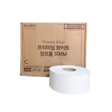 한예지 점보롤 화장지 300m 16롤, 4개, 4개입