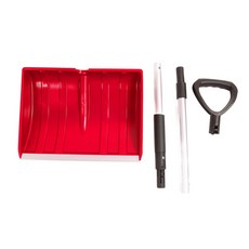 제설 눈삽 넉가래 제설삽 눈 삽 분리형 대용량 경량 휴대용 야외 비상용 자동차 정원 농업용, 1)red