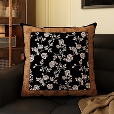 DIU 復古輕奢綠色抱枕美式復古抱枕中古風美拉德沙發靠背墊牀頭軟靠枕, LZEA01