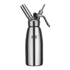 桃園出貨 奶油槍 奶油發泡器 多功能慕斯槍 氮氣冷萃咖啡雪頂奶油槍, 500ml-AMC全不銹鋼擴容版本