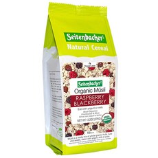 자이텐바허 뮤즐리 유기농 오트 보리 라즈베리 및 블랙베리 Seitecher Muesli Organic Oat Barley Raspberry and Blackberry Mue, 374g, 1개
