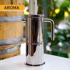 JUNIOR 喬尼亞 不鏽鋼摩卡壺, 1個, AROMA,4CUPS