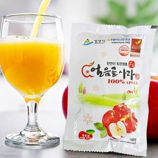 밀양 얼음골 사과즙 건강한 사과주스 120ml 무색소 무방부제, 50개