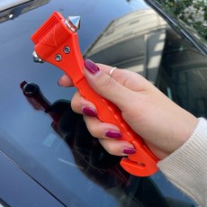 버스 벽걸이 고정식 창문 깨는 대형 망치 뾰족한 벨트 커터 벽고정 브라켓