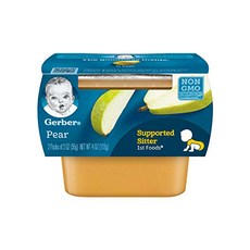 Gerber 嘉寶 孩童蔬果泥 2入組, 1組, 梨子口味