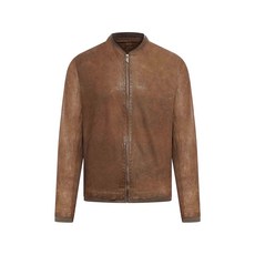 살바토레산토로 레더 집업 재킷